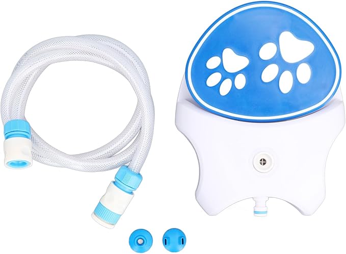 Dog Water Fountain, Outdoor Dog Drinking Water Dispenser with Upgrade Copper Valve Set, Ideal for Large Dogs, Cats & Easy Use