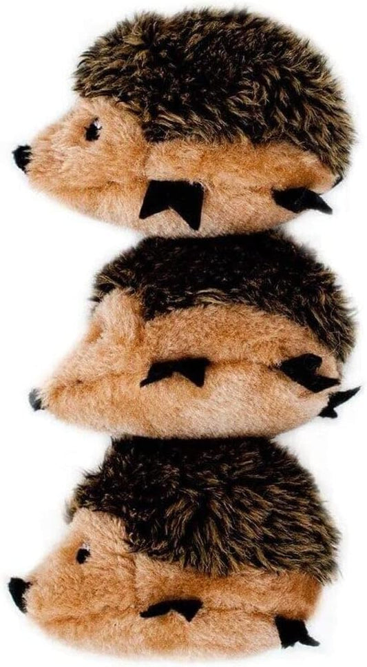 ZippyPaws Burrow Replacement Miniz - Interactive Dog & Puppy Toys for Boredom, Stimulating Pet Products to Keep Them Busy, Plush Refills for Hide & Seek Puzzle, Squeaky Toy for Enrichment - Hedgehogs