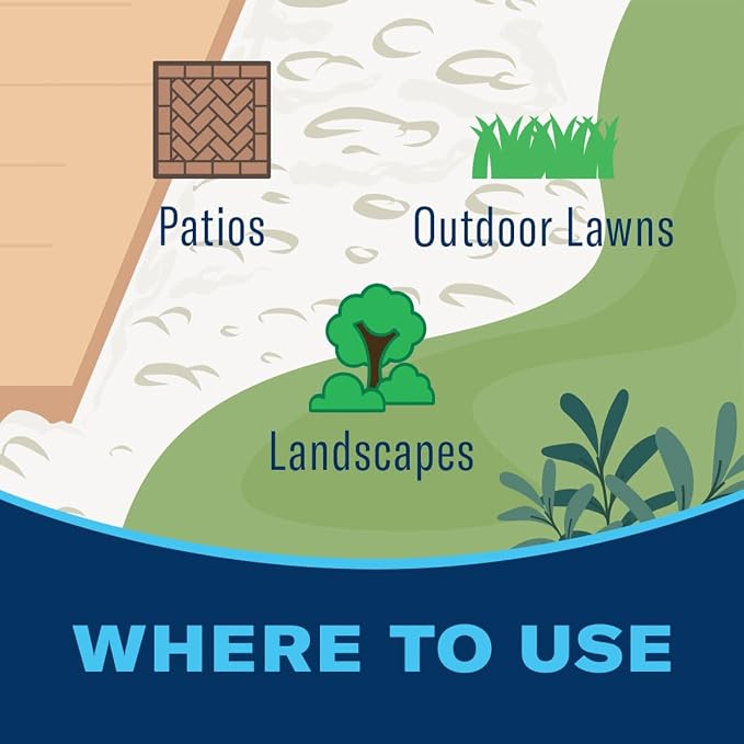 BioAdvanced Organics Brand Lawn Party! Mosquito and Tick Control - Ready to Spray - Kills Mosquitoes & Ticks - Safe for Kids & Pets - Covers Up to 5,333 Square Feet - 32 fl oz Bottle