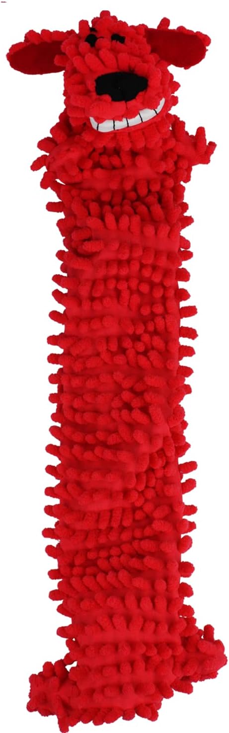 Multipet's 12-Inch Floppy Loofa Light Weight No Stuffing Dog Toys, Assorted Colors (Pack of 1)