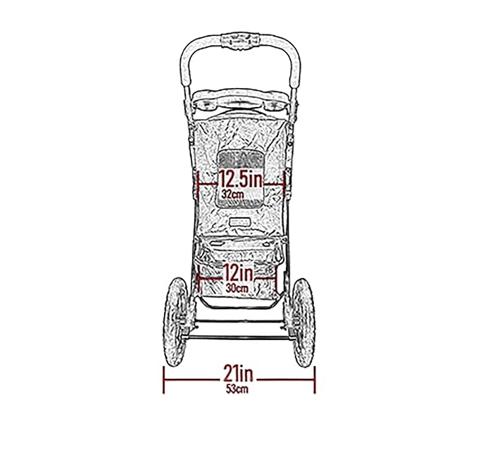 Pet Gear No-Zip AT3 Pet Stroller for Cats/Dogs, Platinum | Zipperless Entry, Easy One-Hand Fold, Jogging Tires, Removable Liner, Cup Holder + Storage Basket