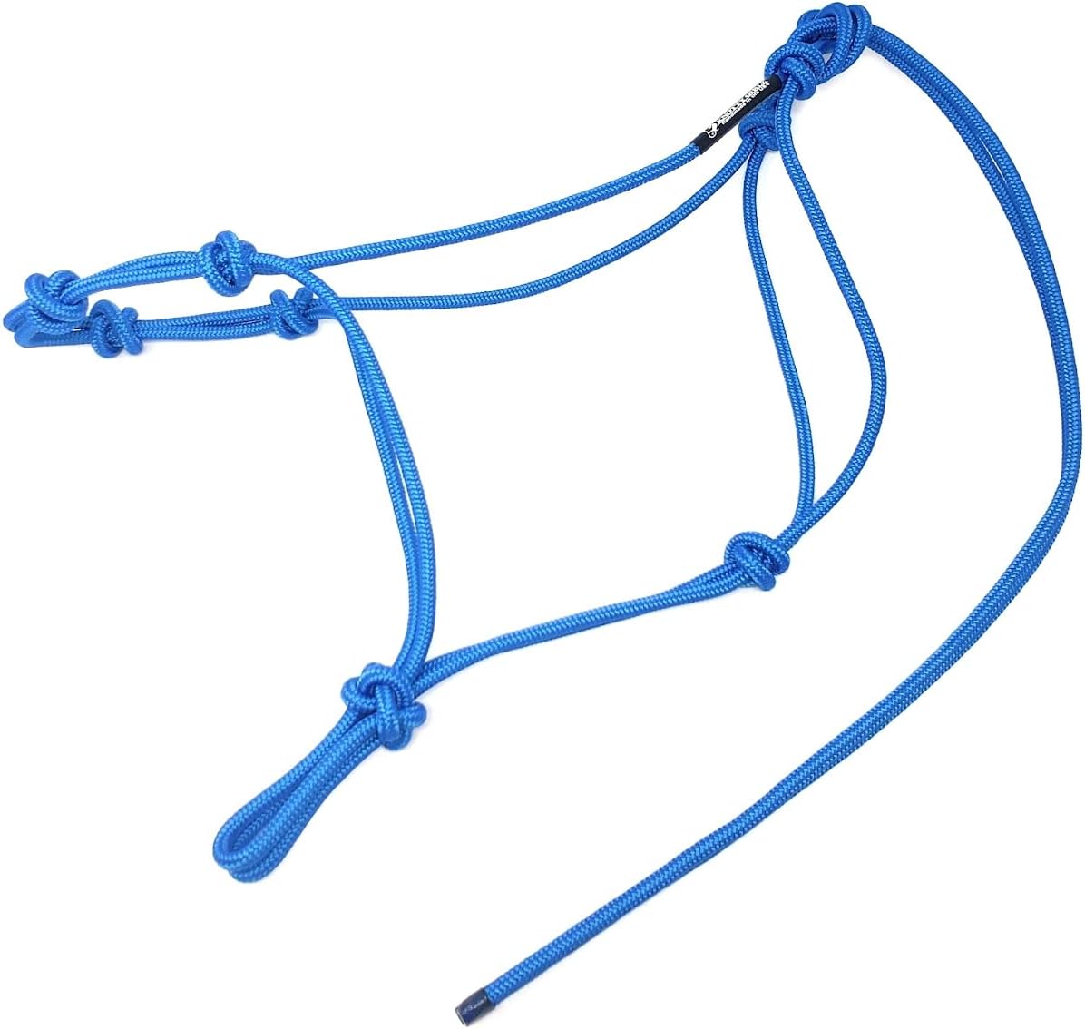 Horse Rope Training Halter - 4 Knot 1/4" Stiff Halter Cord - Used by Famous Trainers Multiple Sizes Multiple Colors