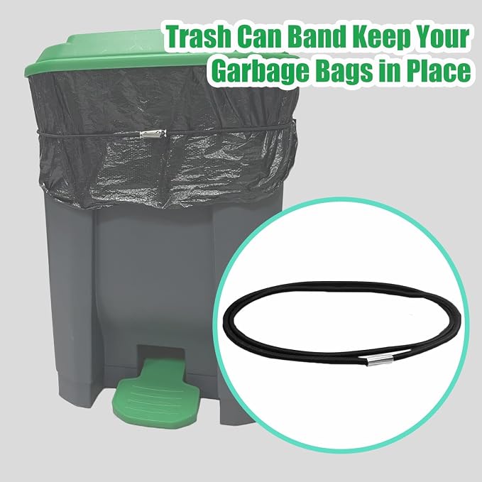 6Pack - Large Dog Pooper Scooper for yard - 20L Dog Poop Trash Can Outside | Step Pet Waste Container Outdoor with Removable Inner Bin - 28" Pooper Scooper & Long Handle