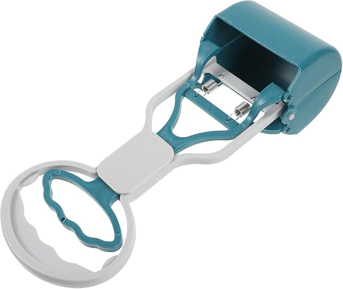 Hemoton Dog Pooper Scooper Heavy Duty Poop Scoop with Long Handle Sturdy Plastic Dog Waste Picker Convenient Pet Poop Cleanup Tool for Walking and Outdoor Use