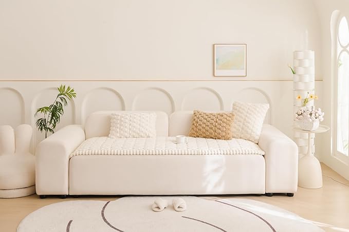 Pet Couch Cover for Dogs Washable Pet-Friendly Dog Sofa Protector | Sofa Pad, Pet Couch Covers for Sofa Furniture, Boho Pets Mat for Couches and Sofas, Couch Covers for Dogs,Green Couch Cover
