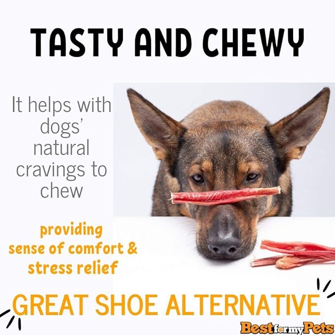 Best For My Pets Tripe Sticks for Dogs (5-Inch, 6-Ounce) Great for Puppies, Senior and Small Dogs All-Natural Rawhide-Free Dog Treats Bladder Sticks Chews