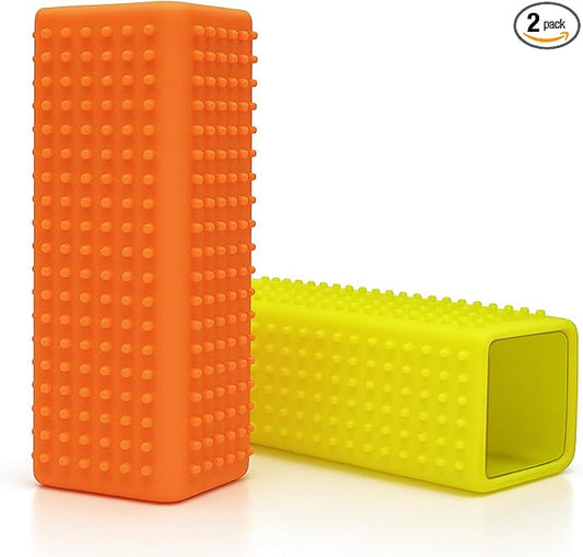 2 Pack Silicone Pet Hair Remover Roller for Furniture, Carpets, Sofas, and Car Interiors