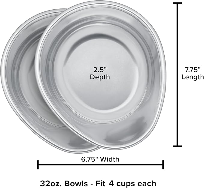 WeatherTech Extra Single Bowl - 32 oz, Stainless Steel (81BOWL32)
