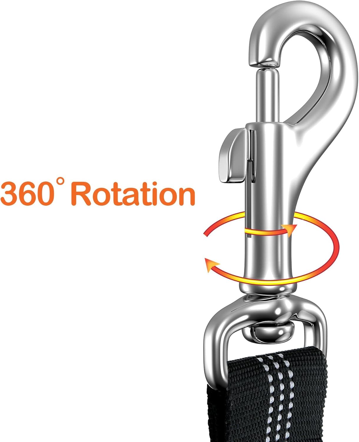 2 Piece Set Retractable Dog Car Seatbelts - Adjustable Pet Seat Belt for Vehicle Headrest Restraint - Heavy Duty & Elastic & Durable Car Harness