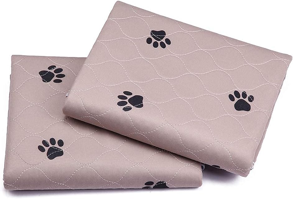 Washable Puppy Pads - Reusable, Super Absorbing, Waterproof Dog Pee Pads for Dog Bed Mat