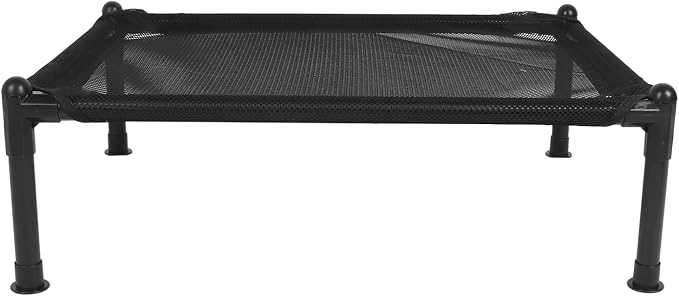 ANGGREK Elevated Dog Bed, Comfortable Metal Frame Multipurpose All Seasons Universal Strong Load Bearing Outdoor Elevated Dog Bed for Outdoor (31.5cm)