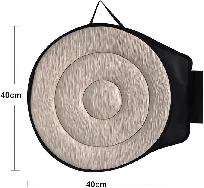 360° Rotating Seat Cushion - 2024 New Rotating Car Seat, Swivel Car Seat with Memory Foam, Non-Slip Car Seat Cushion for Elderly Support, Portable Seat Cushion for All Car (Red)