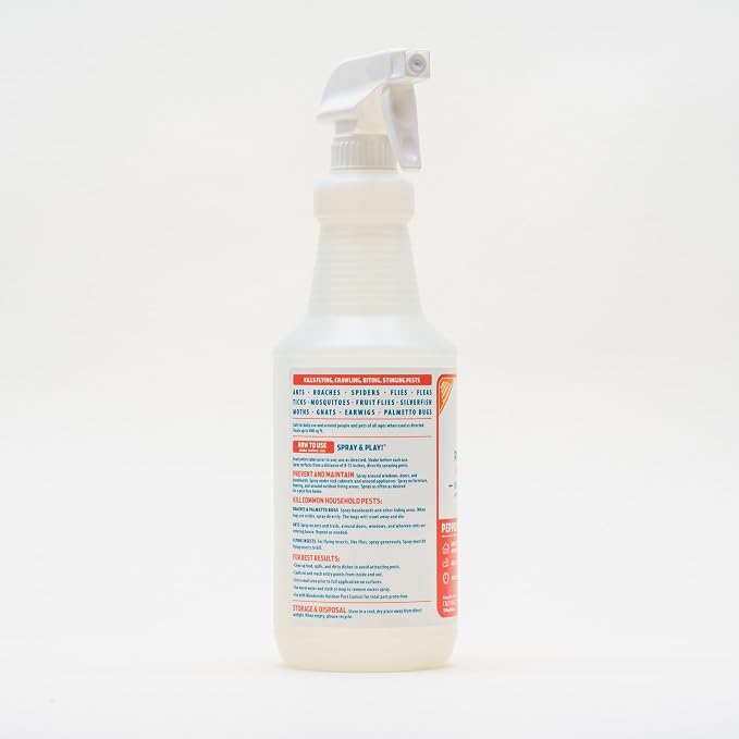 Wondercide - Indoor Pest Control Spray for Home and Kitchen - Ant, Roach, Spider, Fly, Flea, Bug Killer and Insect Repellent - with Natural Essential Oils - Pet and Family Safe — Peppermint 16 oz