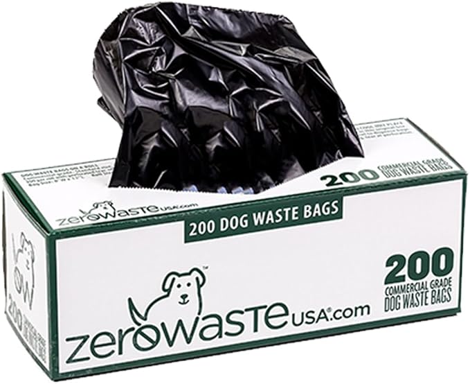 Zero Waste USA - 2,000 Premium Dog Waste Station Refill Bags, 10 Rolls | Premium commercial refill rolls, stronger dog waste station bags, fits most dispensers, heavy-duty design for parks & HOAs