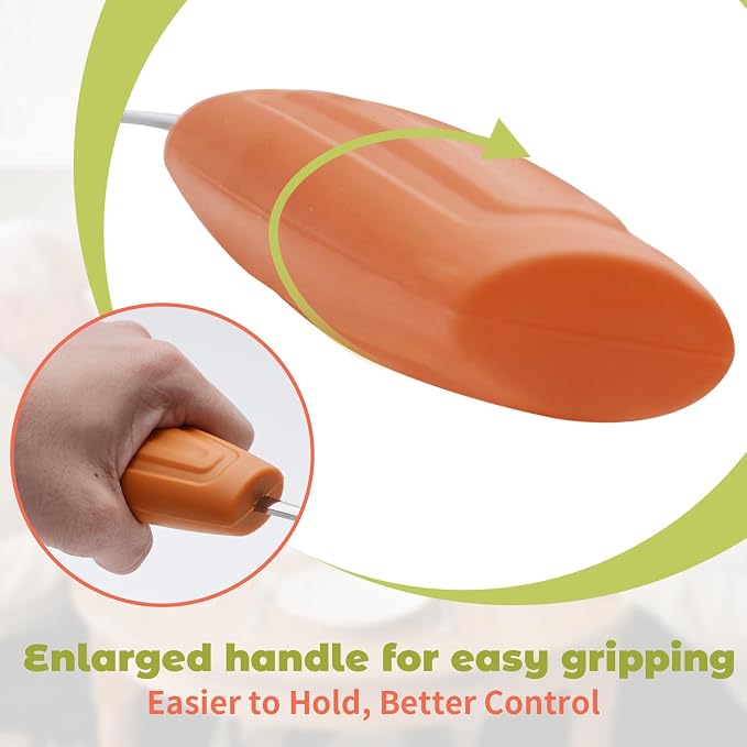 Anti-Tremor Spill Shield Spoon for Hand Tremors Parkinsons, Weighted Adaptive Utensils with Large Enclosed Scoop, Ergonomic Non-Slip Handle, Dishwasher Safe (Brown, Left Spoon)