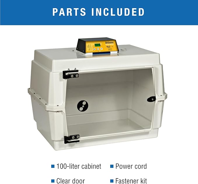 Brinsea TLC-50 Eco Series II Large Bird Brooder, Pet Recovery Incubator with Air Filtration & Digital Temperature Display for Birds, Puppies, Kittens, and Other Orphaned & Injured Small Animals