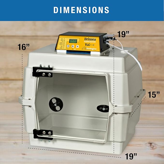 Brinsea TLC-40 Zoologica II Bird Brooder & Pet Recovery Incubator with Humidity Control for Sick Animals, Ideal for Large Birds, Newborn Puppies, Kittens, and Small Animals
