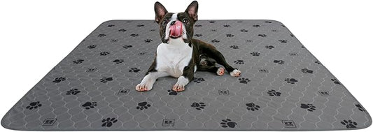 EZwhelp Reusable Quick Dry Pad - Waterproof Pet Pee Pads Washable for Large Dogs - Non-Slip Dog Training Pads, Fast Absorbent - Reusable Potty Pads for Cats and Dogs - 50" x 80" Pack of 1