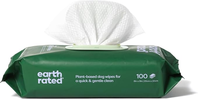 Earth Rated Essentials Bundle - 100 Lavender-scented Grooming Wipes and 270 Dog Waste Bags