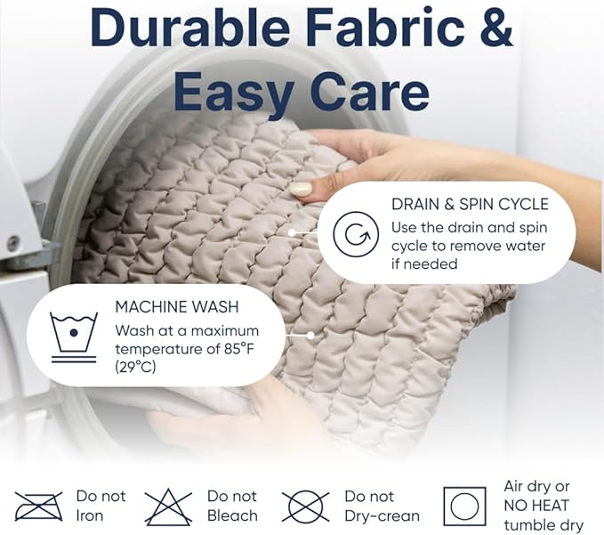 PAULATO BY GA.I.CO. Waterproof Blanket for Bed – Queen Absorbent Couch Cover – Machine Washable Stain-Proof Pad for Large Sofa – Pets Dogs & Cats Friendly Protector - Light Grey