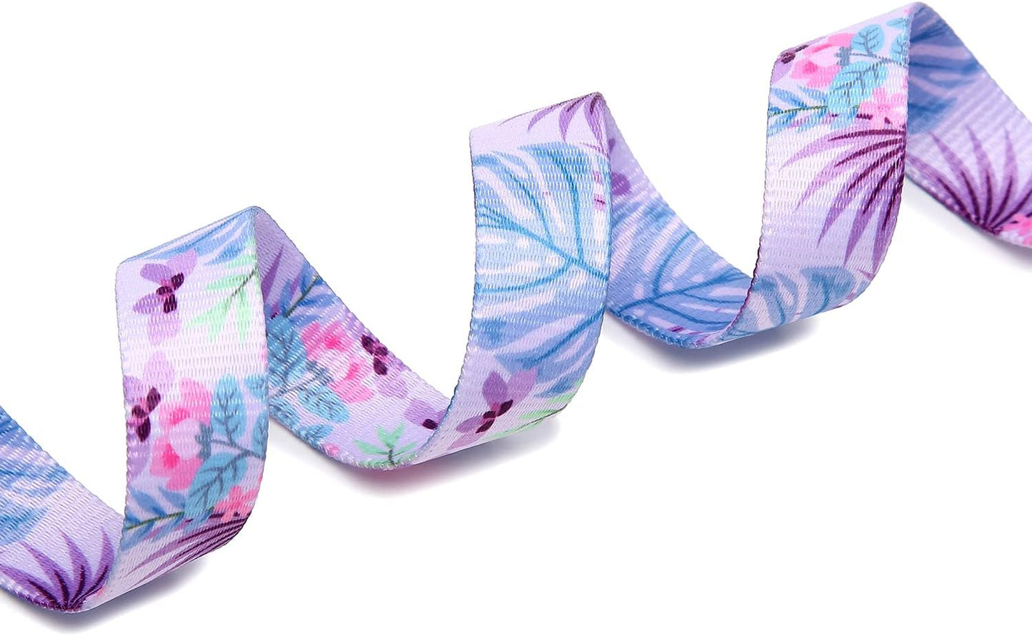 Mercano Adjustable Dog Collar - Special Design Patterns, Soft Nylon Comfortable Durable Pet Collar for Small Medium Large Dogs (L, Floral Purple)