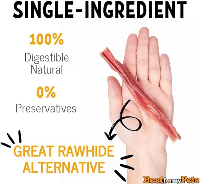 Best For My Pets Tripe Sticks for Dogs (5-Inch, 6-Ounce) Great for Puppies, Senior and Small Dogs All-Natural Rawhide-Free Dog Treats Bladder Sticks Chews