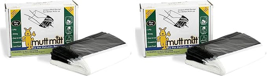 Mutt Mitt® 2-Ply dog waste pick-up bags Dispense-A-Mitt™ - 200 Dog Waste Bags in a wall mountable box. (Pack of 2)