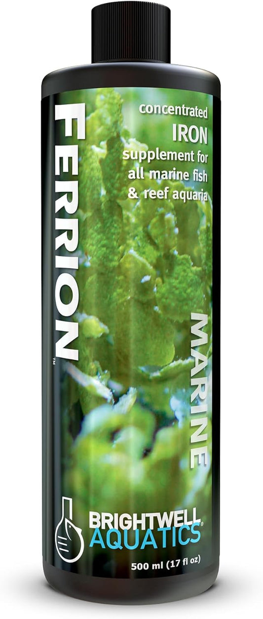 Brightwell Aquatics Ferrion - Concentrated Iron Supplement for Marine Fish and Reef Aquariums 500-ml