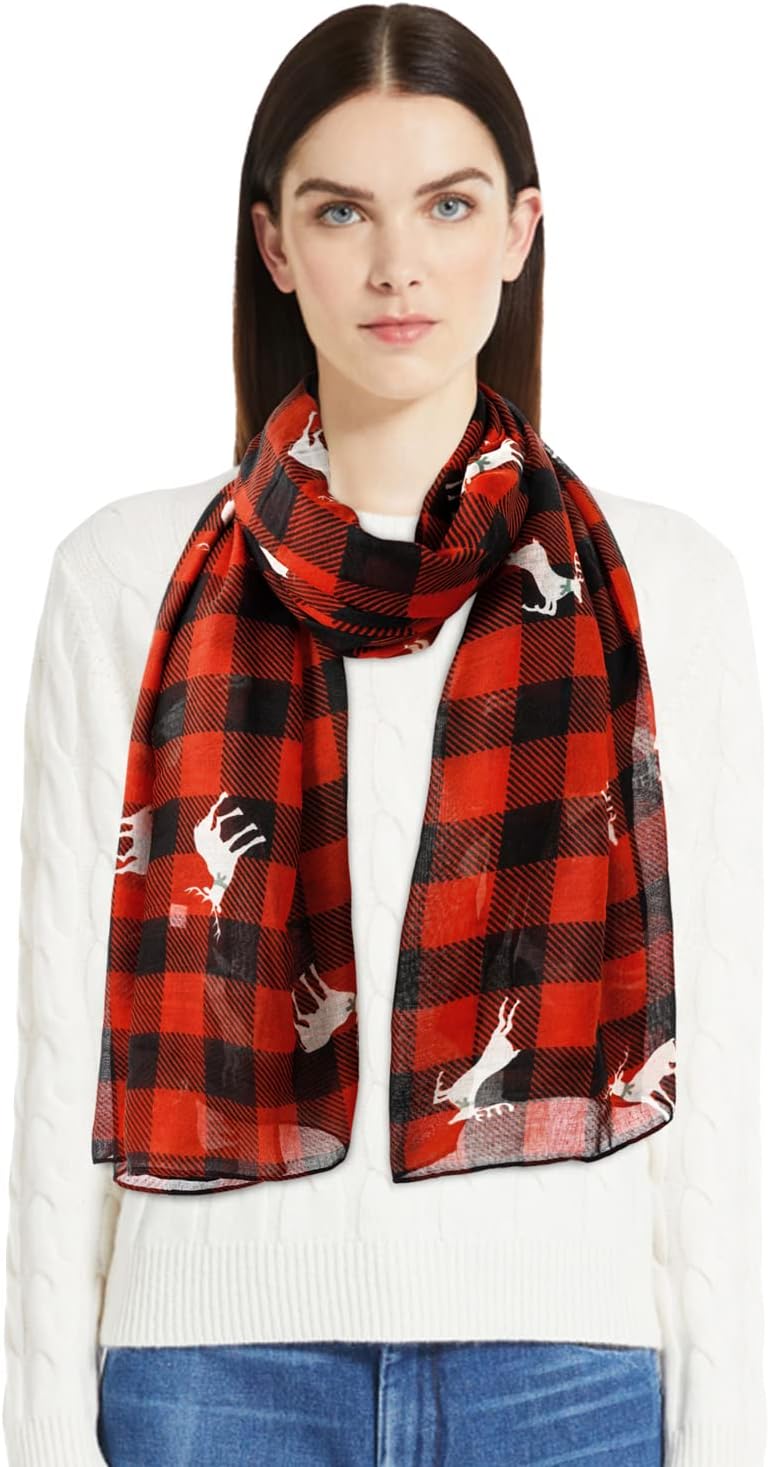 E-Clover Fashion Scarf for Women Lightweight Scarves Shawl Wrap for Spring/Summer Winter