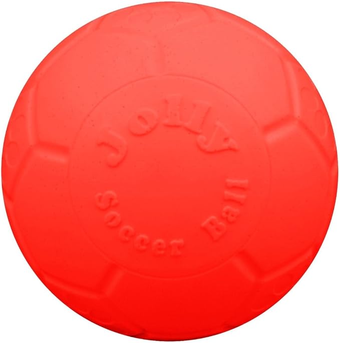 Jolly Pets Large Jolly Soccer Ball Floating-Bouncing Dog Toy; 8" Green Apple