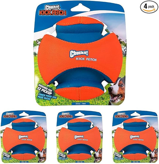 Chuckit! Kick Fetch Ball Dog Toy, Small (6 Inch) (Pack of 4)