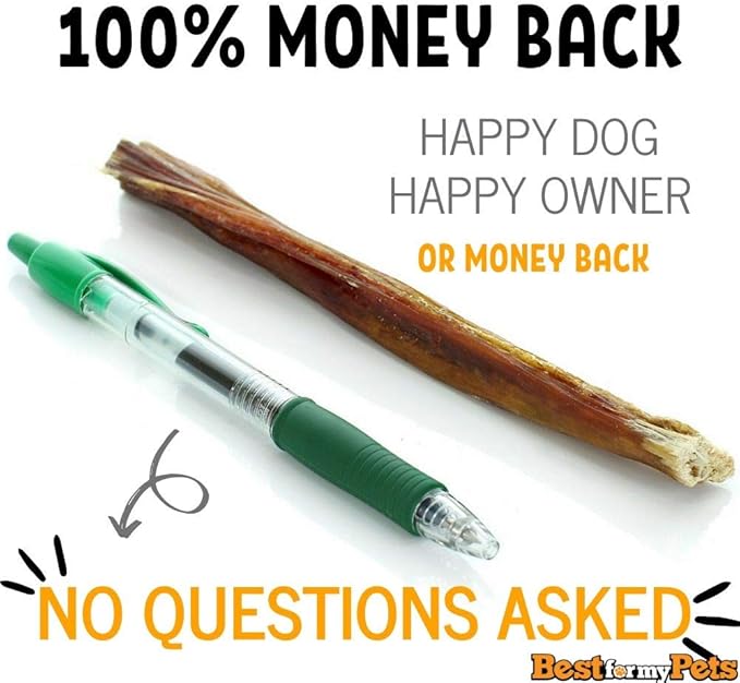 Best For My Pets Tripe Sticks for Dogs (5-Inch, 6-Ounce) Great for Puppies, Senior and Small Dogs All-Natural Rawhide-Free Dog Treats Bladder Sticks Chews