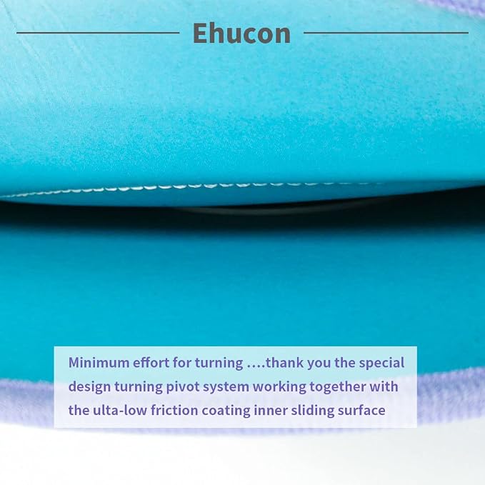 Swivel Seat Cushion 360 Degree Rotating Seat Cushion Light Weight Portable Pivot Disc Pad for Elderly, Pregnant Woman, Swivel Car Seat. Easy Turning from Bed to Wheelchair or Chair-19.5"X19.5"