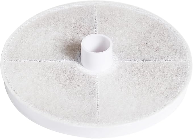 Amazon Basics Filters for 3L Pet Water Fountain, Pack of 6, White