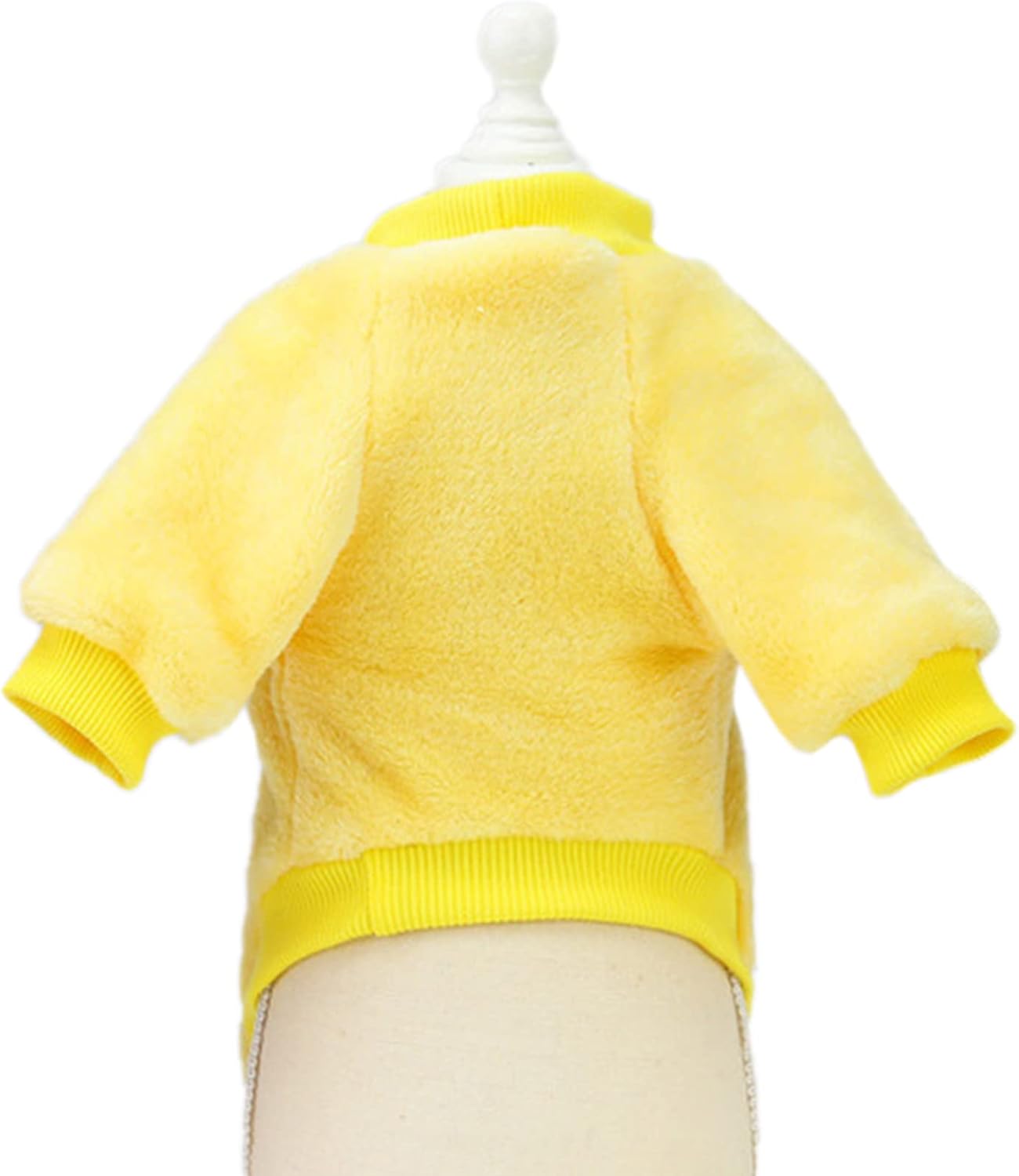 Jecikelon Pet Dog Clothes Dog Sweater Soft Thickening Warm Pup Dogs Shirt Winter Puppy Sweater for Dogs (Z01-Yellow, Large)