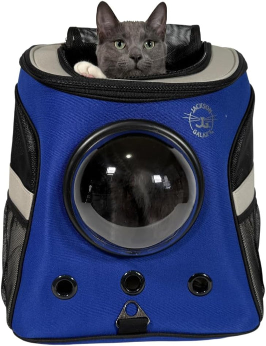 Your Cat Backpack Carrier Bag - Jackson Galaxy Airline Approved Cat Carrier with Space Capsule Bubble for Small Cats, Kitten - Premium Cat Carrier Backpack for Outdoor, Travel, Hiking, Pet Supplies