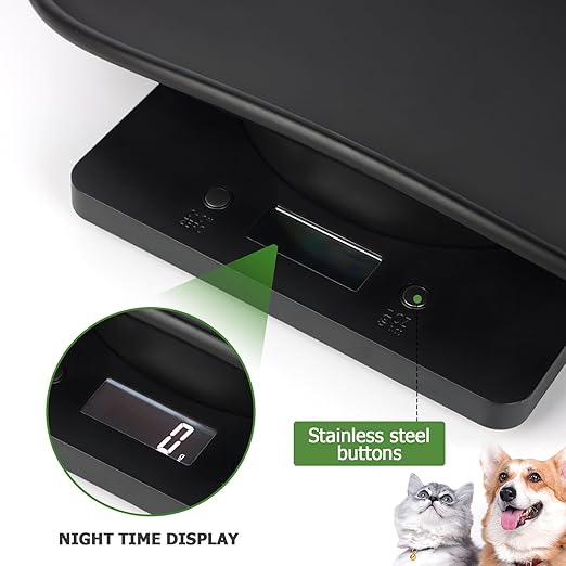 Digital Pet Scale,Puppy Scales for Weighing,Baby Scales for New Pets Only | Digital Small Animals Scales for Weighing,Whelping Supplies,Kitten Scale for Newborn Dog Cat Crawl Pet,Capacity up to 33 lb
