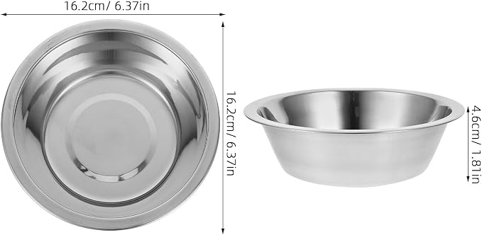 Beaupretty Wall Mounted Elevated Dog Bowl with Deep Stainless Steel Food and Water Bowls, Black Raised Pet Feeding Station for Large Dogs, Outdoor Sturdy Puppy Feeder
