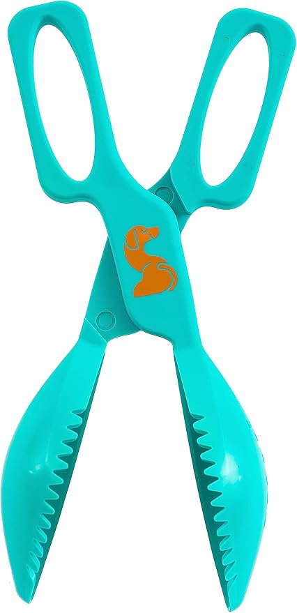 Soft Grip Pooper Scooper, Dog Poop Clean Up Tool, Used with or Without a Poop Bag