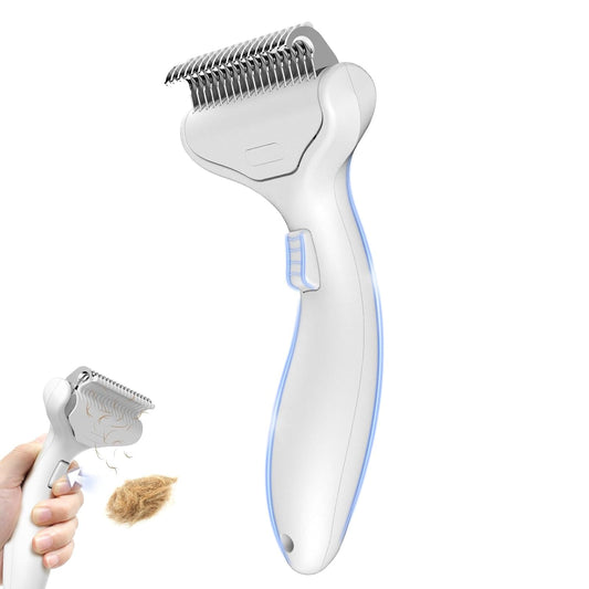 Undercoat Shedding Brush for Dogs & Cats – Professional Deshedding & Dematting Tool – Grooming Comb for Long Hair, German Shepherds & All Pets