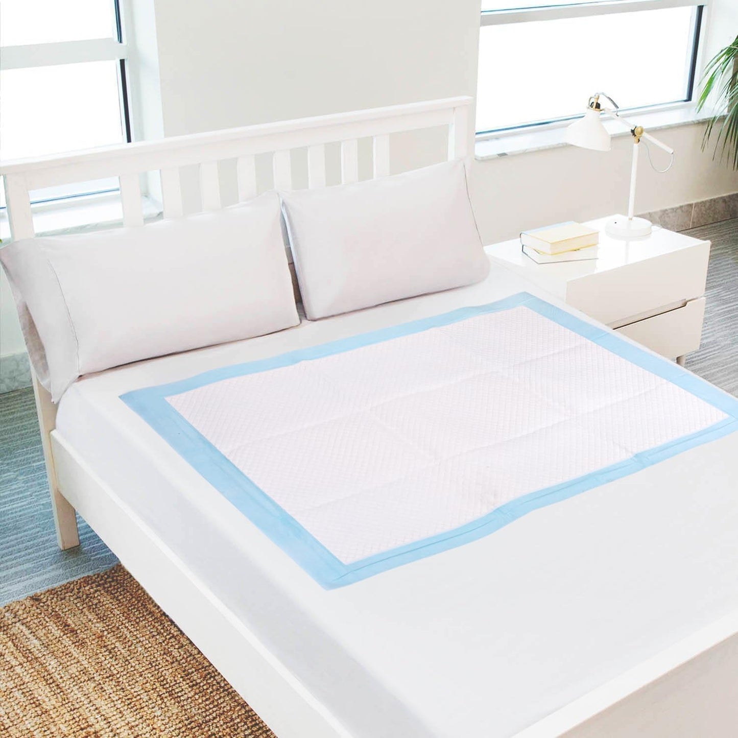 Disposable Bed Pads for Incontinence 23" x 36" - 80 Count, Leak-Proof Chucks Pads for Adults, Elderly and Pets, Absorbent Disposable Underpads, Incontinence Bed Pads Disposable for Beds