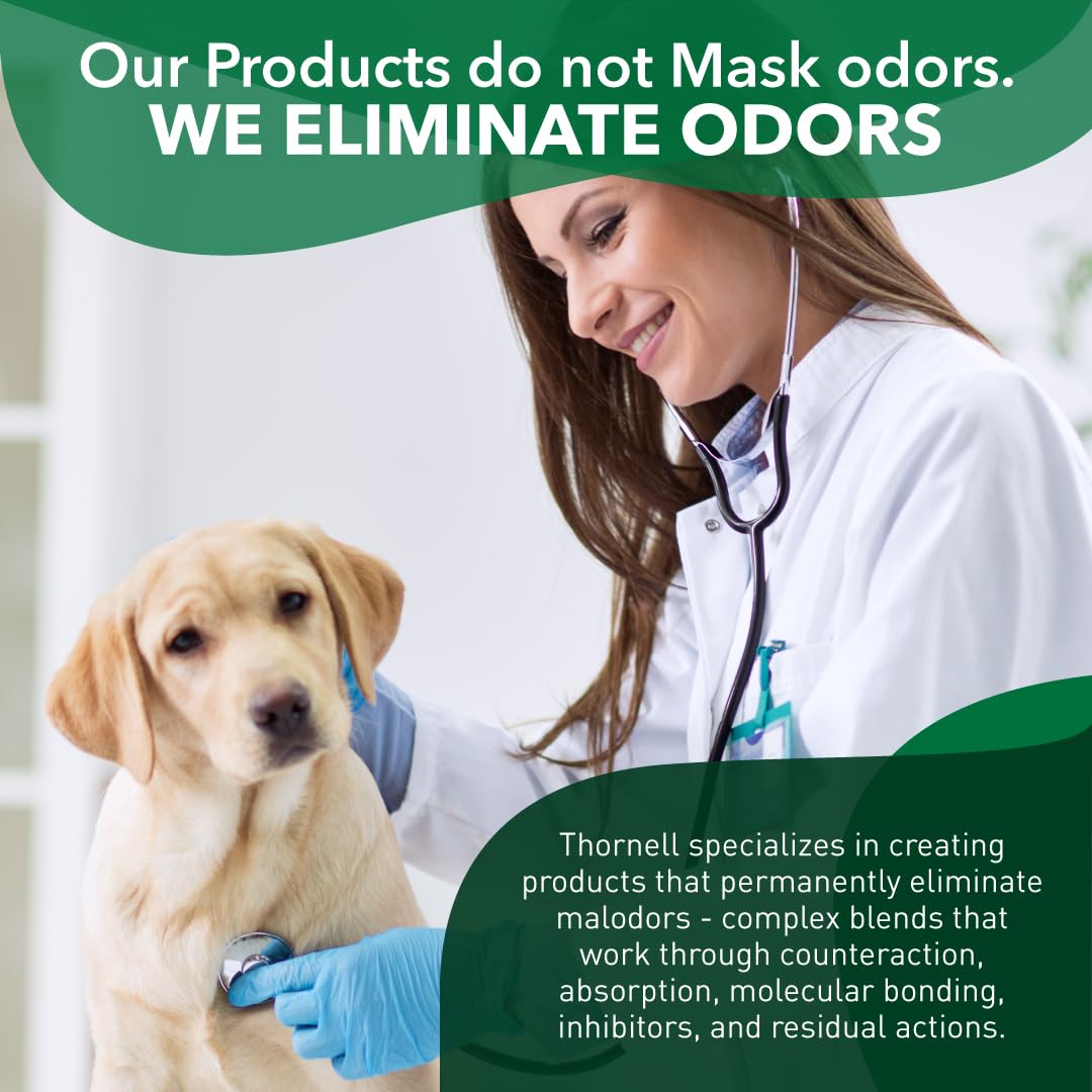 Thornell KOE Kennel Odor Eliminator Concentrate, Odor Eliminator for Strong Odors, Great for Cages, Runs, Floors & More, Pet Odor Eliminator for Home & Kennel w/Safe, Non-Enzymatic Formula, 128 oz