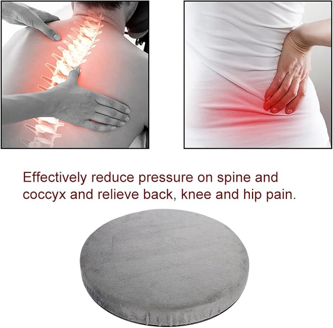Rotating Seat Cushion,Rotating Car Swivel Seat Cushion Rotatory Chair Pad Comfort Skidproof Antiskid Office Home Use Car Swivel Seat Cushion