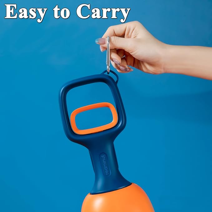 Dog Pooper Scooper for Large & Small Dogs, Heavy Duty Super Portable Poop Waste Pick Up, High Strength Material with Bag Dispenser, Easy Grass & Gravel Pick Up Dog Leash Clip & Bags Included