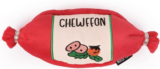 CHEWFFON Interactive Snuffle Sausage Dog Toy, Crinkle Puzzle Enrichment Toy with Treat Pockets, Nose Work Toy for Boredom, All Dog Sizes