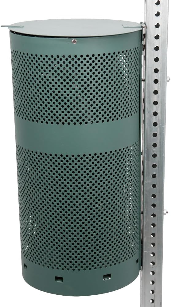 ZERO WASTE USA - Dispense-Art™ Low Profile Dog Waste Station - Camp | UV-printed aluminum low-profile station with 400 bags, 25 liners, 25% larger dispenser, rust-proof commercial design