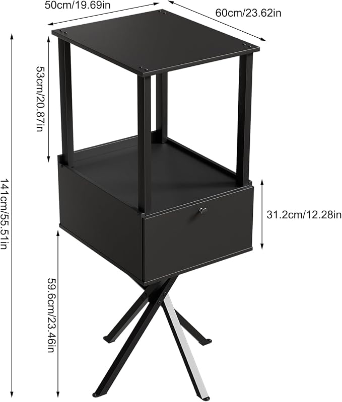 PAKASEPT Outdoor Cat Feeding Station with Camouflage Cover, Weatherproof Elevated Cat Feeder Shelter with Stand, Dog/Raccoon Proof Cat Food Storage Cabinet for Outside Feral Cats