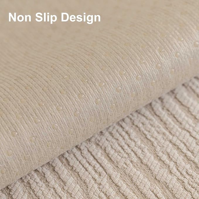 Soft Waterproof Chenille Cover Washable, Non Slip Sectional Sofa Covers for 3 Cushion Couch Sofa L Sharped Sofa Slipcover for Pets, Furniture Protector (1 PCS 36"x36" Coffee)