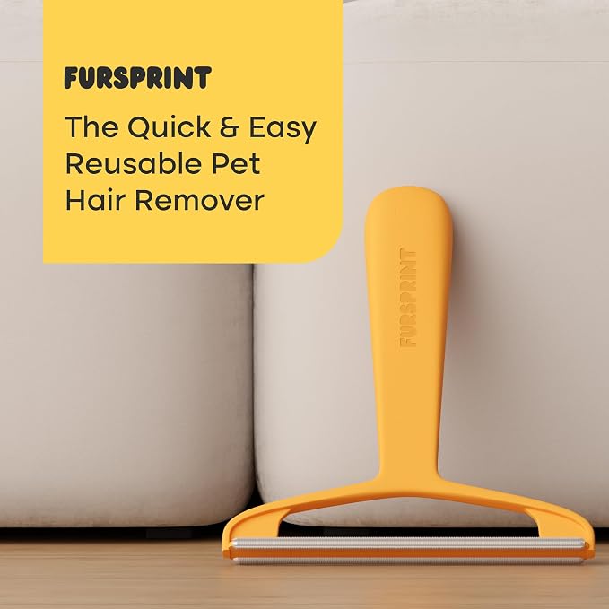 Pro Pet Hair Removal Tool – Dog & Cat Hair Scraper for Carpet, Couch, and Car – Reusable Carpet Hair Removal Tool & Fur Scraper for Upholstery, Rugs, Furniture, and Car Interiors