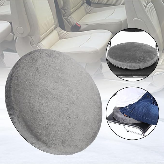 Rotating Seat Cushion,Rotating Car Swivel Seat Cushion Rotatory Chair Pad Comfort Skidproof Antiskid Office Home Use Car Swivel Seat Cushion